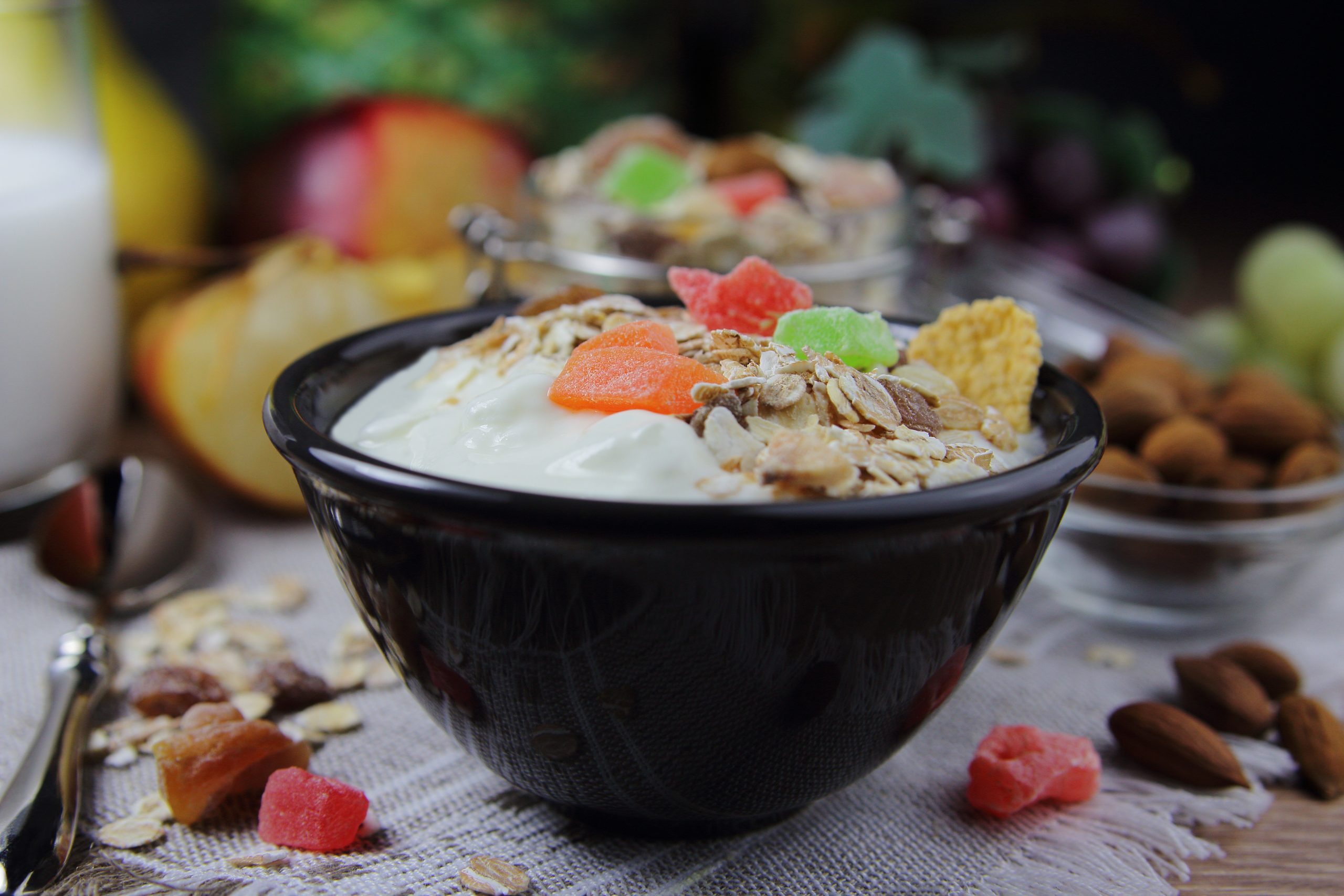 gesunder, süßer Joghurt